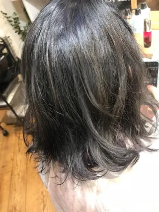 ミディアム 勝沼 佑季のヘアスタイル