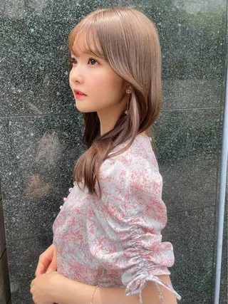 セミロング 中園 祥吾のヘアスタイル