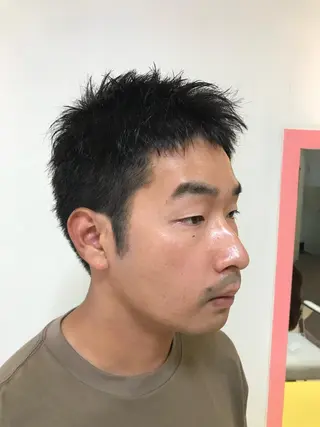 ショート カラー メンズ 横田  尚登のヘアスタイル