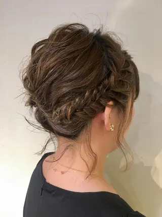 ショート カラー ヘアアレンジ さかい なつみのヘアスタイル