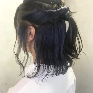ミディアム カラー ヘアアレンジ stylist/蛯谷 珠里のヘアスタイル