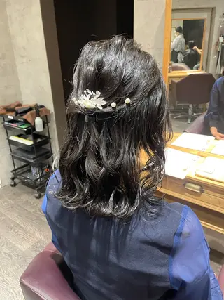 ヘアアレンジ 🦄艶カラー×韓国 NANA💎🐬のヘアスタイル
