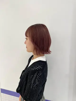 カラー 🪸暖色艶カラー/ shiori🫧のヘアスタイル