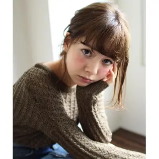 ミディアム 下北沢 soiのヘアスタイル