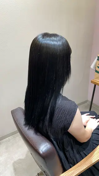 ロング カラー 梶 瑞希のヘアスタイル