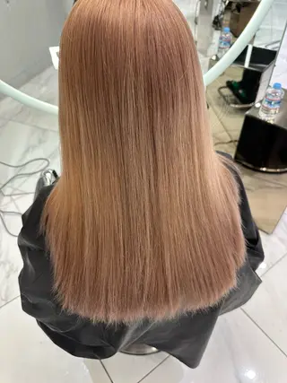 ロング カラー りょうへい/ 全頭ブリーチ/渋谷のヘアスタイル