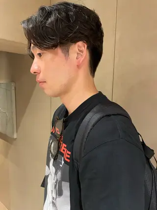 ショート パーマ メンズ メンズ専門✂️ ROW徳田浩二のヘアスタイル