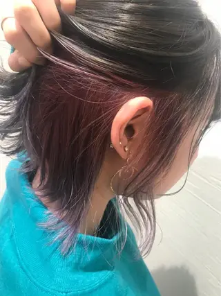 ショート カラー 波巻パーマ/毛流れ パーマ☘️りゅうせいのヘアスタイル