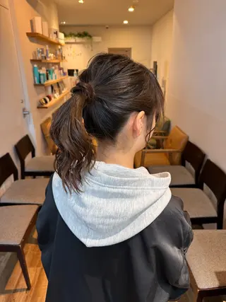 ヘアアレンジ ヘアセット⌇艶カラー 🫧⌇Nanahoのヘアスタイル