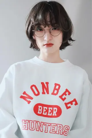 ショート カラー パーマ ooit所属・ooit 【オーイット】のヘアスタイル