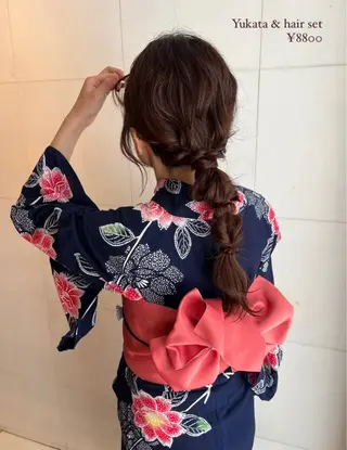 ヘアアレンジ Garland  Ginza所属・モモ🍑 レイヤー/ボブ/暖色のヘアスタイル