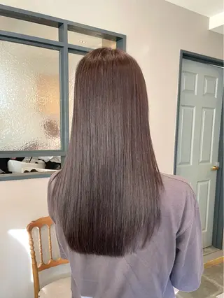 ロング カラー 西村 れいのヘアスタイル