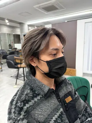 カラー メンズ Kotoko🖤/海 外/バレイヤージュのヘアスタイル