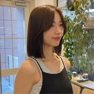 ミディアム カラー パーマ noa/ 渋谷のヘアスタイル