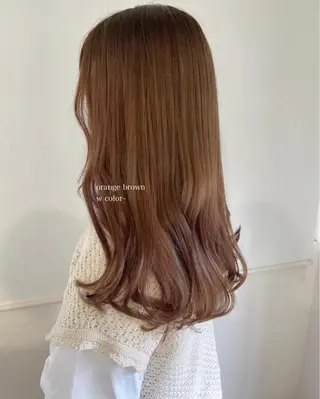 セミロング カラー Parve  Mix /板野妃莉のヘアスタイル