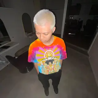 ショート カラー メンズ 松永 梨央のヘアスタイル