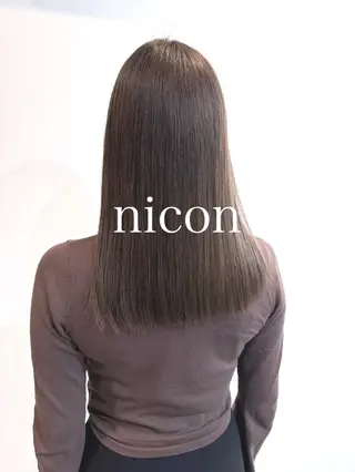 ロング 髪質改善 上品艶感カラーのヘアスタイル