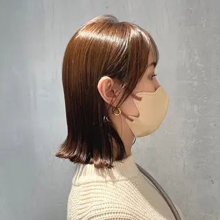 ミディアム カラー DX SHARE SALON所属・matka白髪ぼかし 大人ヘア/KEIKOのヘアスタイル