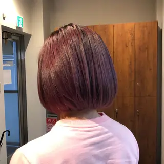 ミディアム カラー レイヤー,ボブ / 彩未のヘアスタイル