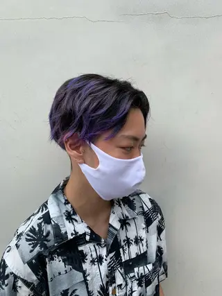 ショート カラー メンズ 武田尚子🌸 自然に仕上がる矯正のヘアスタイル