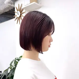 ミディアム カラー ヘアアレンジ HIROKO / 透明感暖色カラー🎀のヘアスタイル