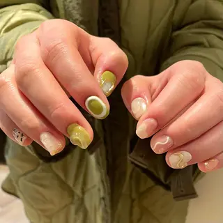 ネイル 新井 ひなののネイルデザイン