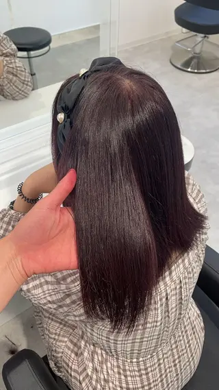 ロング カラー エフェクトブリーチ／ レイヤーカット／翔のヘアスタイル