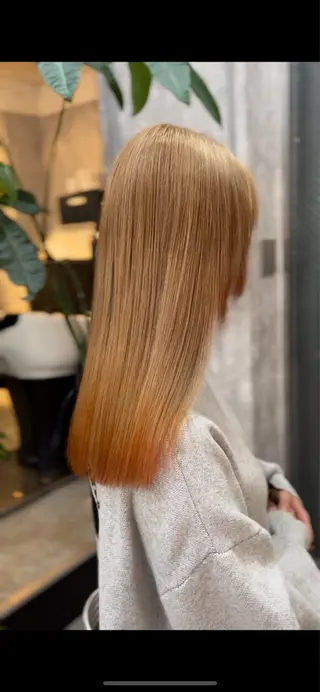 ミディアム カラー TIDEHAIR / 韓国ヘア/MOEのヘアスタイル