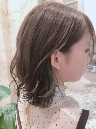 ミディアム 代表山口ひな 髪質改善のプロのヘアスタイル