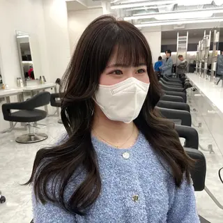 セミロング MOE 福岡韓国ヘア✧︎のヘアスタイル