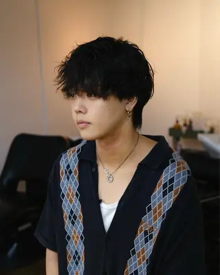 ショート パーマ メンズ BELO/ yuzuのヘアスタイル