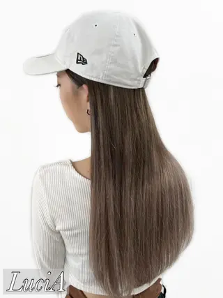 カラー ロング ヘアアレンジ LuciA/エクステ カラーのヘアスタイル