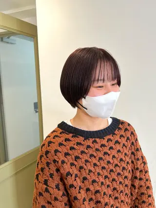 ショート カラー メンズカット /パーマ🍀田畑玖音のヘアスタイル