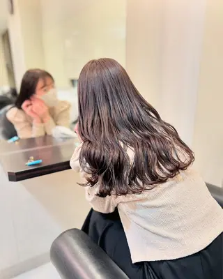 ミディアム カラー AIconic nagoya所属・縮毛矯正/ レイヤー/ミディアムのヘアスタイル