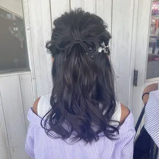 ヘアアレンジ MOLLASALON 浅香山店所属・髪質改善カラー 縮毛矯正🤍辻桃加のヘアスタイル