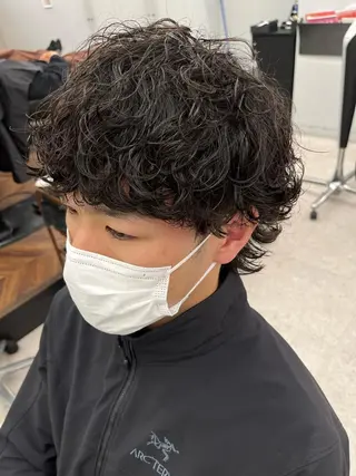 パーマ メンズ 🍐シャドウパーマ メンズ特化/守岡🍐のヘアスタイル