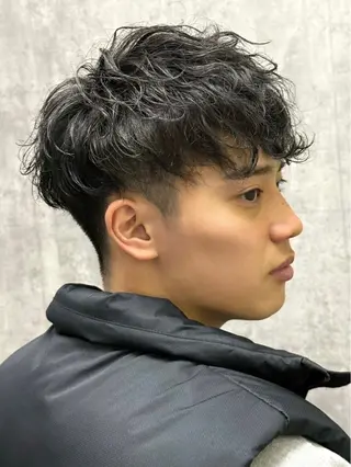 ミディアム メンズ ヒロ銀座ヘアーサロン西口店所属・佐々木 斗磨のヘアスタイル
