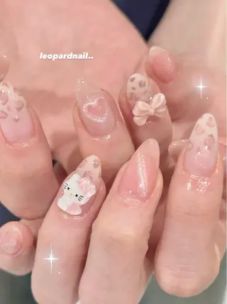 ネイル 🎀チーク/ちゅるん 🫧chisa🎀のネイルデザイン