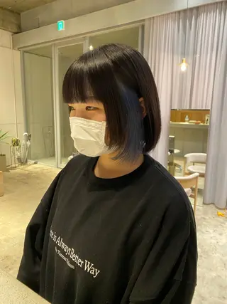 ミディアム レイヤーカット/ ダブルカラーサクライのヘアスタイル