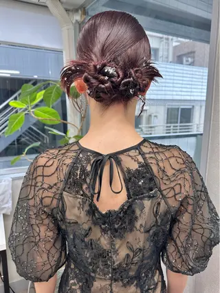 セミロング ヘアアレンジ レイヤーカット🪄 耳ツボ🎀Ayumiのヘアスタイル