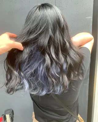 ロング カラー パーマ ヘアアレンジ メンズ キッズ ネイル マツエク・マツパ 酸性ストレート 髪質改善大槻勇樹のヘアスタイル