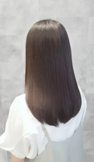 セミロング 🔸縮毛矯正/髪質 改善カラー石崎🔸のヘアスタイル