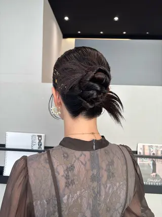 ミディアム カラー ヘアアレンジ 透明感カラー/ レイヤーkotonoのヘアスタイル