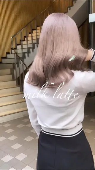 ミディアム カラー Selenehair 三条本店のヘアスタイル