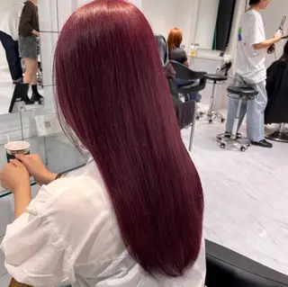 ロング カラー 🫧うる艶トレンド 🫧透明感カラーのヘアスタイル