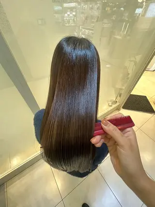 ロング パーマ 髪質改善/縮毛矯正 ササキナツミのヘアスタイル