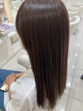 ロング カラー 田中 あかねのヘアスタイル