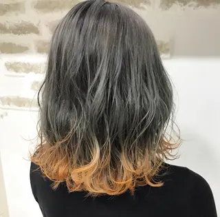 ミディアム カラー メンズ特化 TAKUYAのヘアスタイル