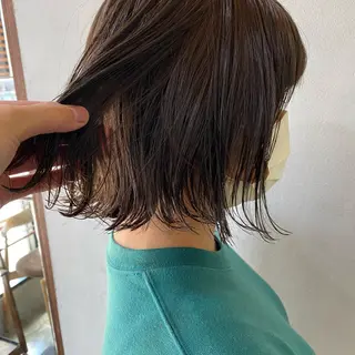 ミディアム ボブ/パーマ ミヒラケイタのヘアスタイル