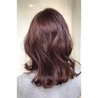 ミディアム カラー 寺山 佳貴のヘアスタイル